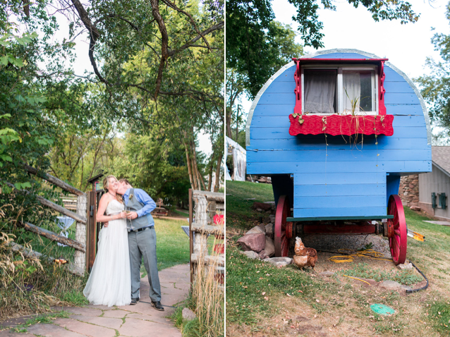 Avalanche Ranch Bride and Groom Wagon