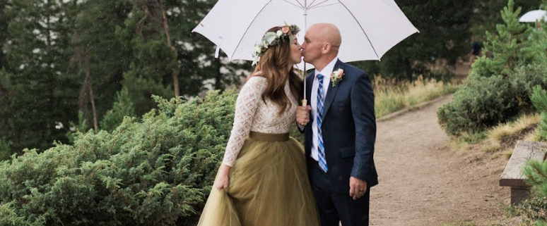 White Wedding Umbrella