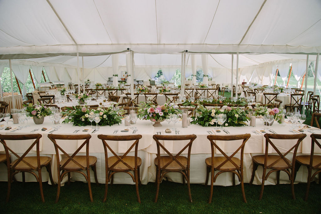 elegant Aspen Wedding tent